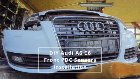 DIY PDC-sensor vooraan installeren Audi A6 C6 Gids