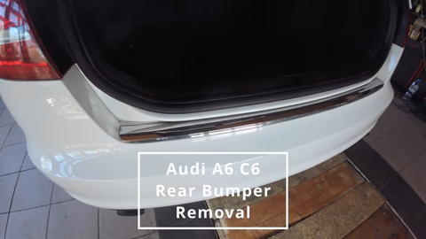 Audi A6 C6 achterbumper verwijderen doe-het-zelf-gids