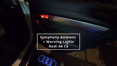 Audi A6 C6 Achterdeur Ambient & Projector Waarschuwingslichten