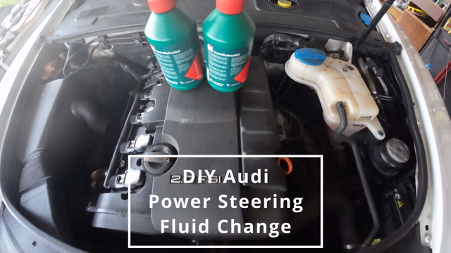 DIY Audi A6 C6 Power Steering Fluid Change Guide