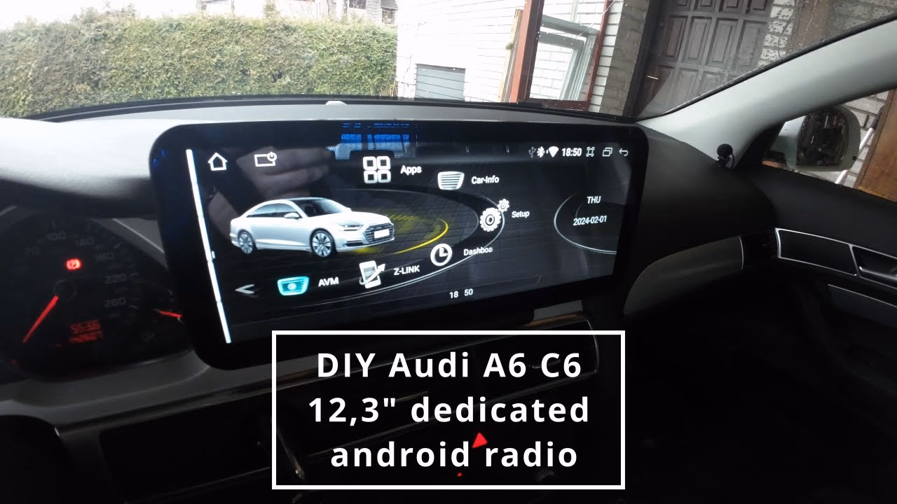 DIY Audi A6 C6 Android Radio 12.3" Upgrade Guide