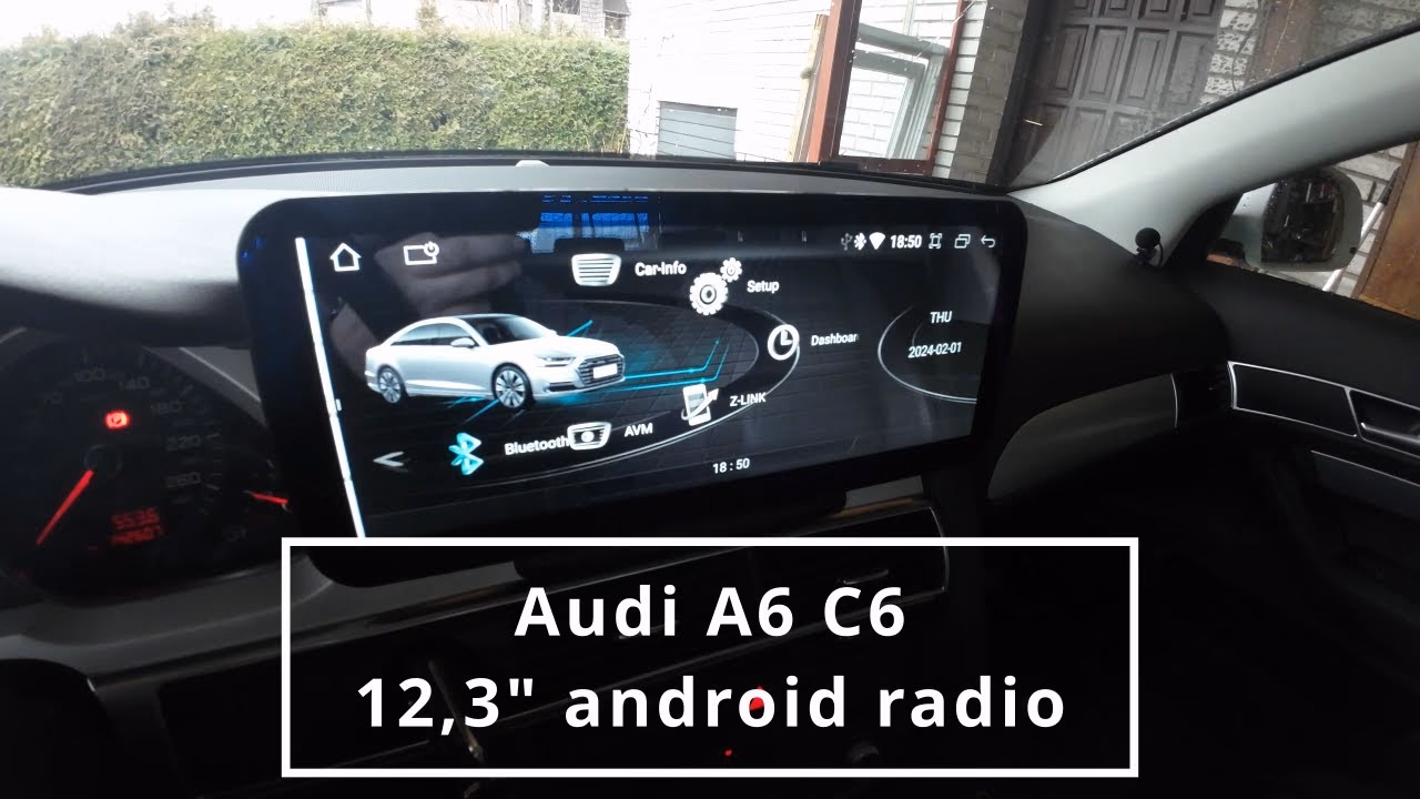 Audi A6 C6 12.3" Android Radio Upgrade