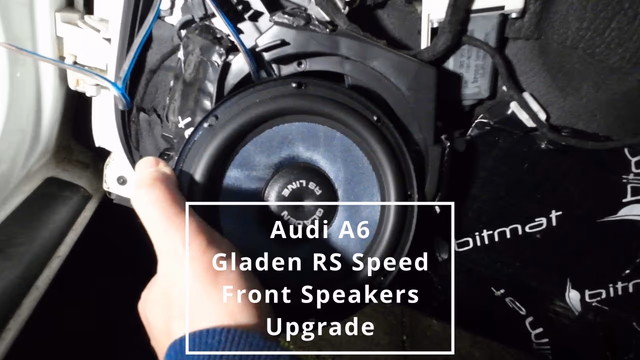 Audi A6 C6 Gladen RS Speed Voorluidsprekers Upgrade