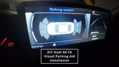 Audi A6 C6 Parkeerhulp met Optische Display Instelling