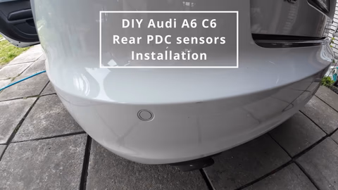 DIY PDC-sensor achter installeren op Audi A6 C6 Gids