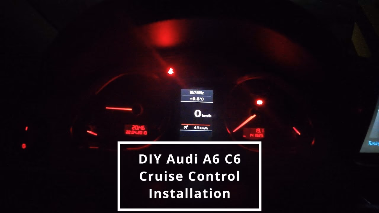 Audi A6 C6 DIY Cruise Control Installation Guide