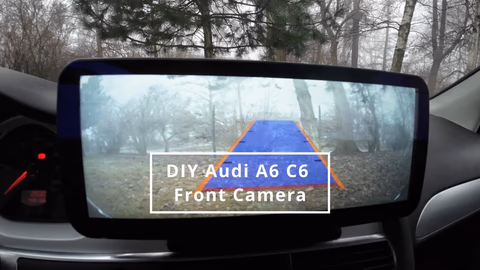 Audi A6 C6 Camera-installatie vooraan met signaalverdeler