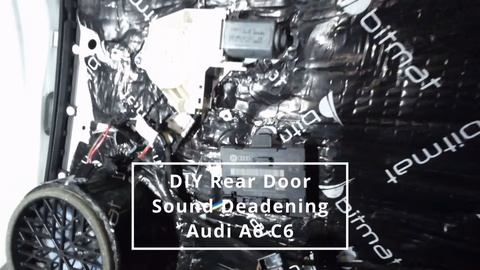 DIY Audi A6 C6 achterdeur geluidsdemping